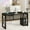 Black, variant on BON AUGURE Black Computer Desk, Modern Gaming Desk,  Wood Office Desks, Sturdy Writing Desks for Home Office, Living Room, Study Workstation, Bedroom (Black, 54 Inch)