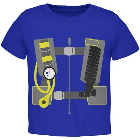 

Halloween - Scuba Diver Costume Toddler T Shirt Royal 2T