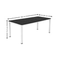 thumbnail image 4 of Escritorio Viena 180x80cm – Blanco con Patas Gris Oxford, 4 of 4