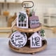 thumbnail image 4 of HOME Granja Ventana Artesanía PVC Decoración para el Hogar Escritorio Bandeja en capas Decoración, 4 of 7