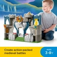 thumbnail image 2 of Fisher-Price Imaginext The Lion's Kingdom Castle Medieval-Themed Playset with Figures for Preschool Kids Ages 3 to 8 Years, 2 of 9
