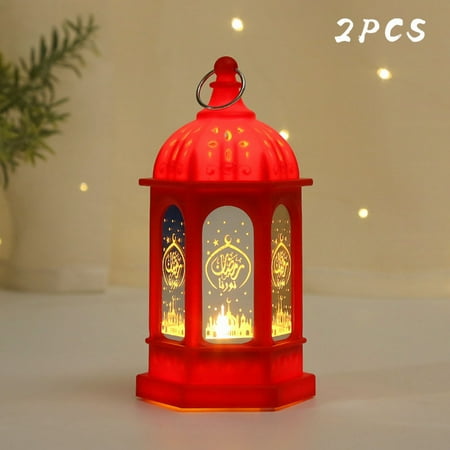 

Retro Eid al-tr Wind Lantern Creative Decorative Candle Light for Indoor