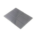 thumbnail image 4 of Apollo Tile   40 Pack 3-in x 6-in Ash Gray Rectangular Subway Glossy Finished Glass Mosaic Wall Tile (5 Sq ft/case), 4 of 9