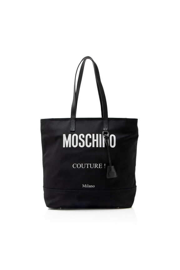 Pre-Owned Moschino Canvas Logo Tote