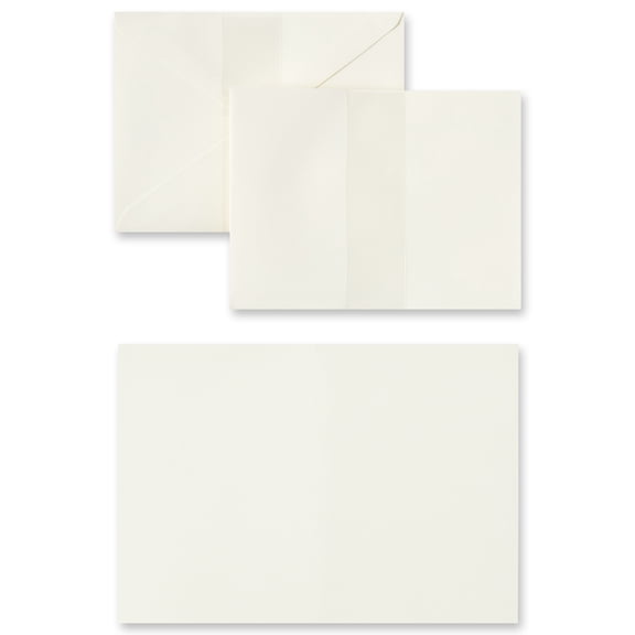 27 Packs: 25 ct. (675 total) 4" x 5.5" Ivory Cards & Envelopes by Recollections