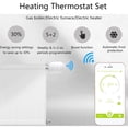thumbnail image 2 of TFixol TUYA Zigbee TRV Intelligent Radiator Valve Thermostat Mobile Phone APP Control Remote Control Programmable Smart Temperature Controller Need to be Used with Zigbee Gateway E14648-3, 2 of 7