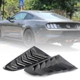 thumbnail image 3 of Sarkoyar 2Pcs Gloss Black Side Window Scoops Modified Side Window Louvers Covers for Ford Mustang 15-17, 3 of 6