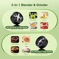 thumbnail image 2 of ONSON Portable Smoothie Blender 1200W   3 Cups Mixer Grinding for Home Kitchen, 2 of 8