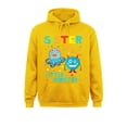 thumbnail image 4 of Sudadera con capucha de la hermana del pequeño monstruo, sudaderas familiares con capucha de High Street, sudaderas para el día del padre, ropa de diseño para hombres, 4 of 4