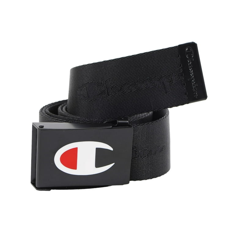 Champion Supecize Web Belt One Size Black/White - Walmart.com
