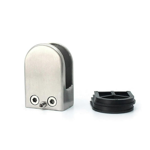 4pcs 15 20mm Glass Clamps 4/8pcs Stainless Steel Glass Clamps Adjustable Glass Bracket Flat Back Z54