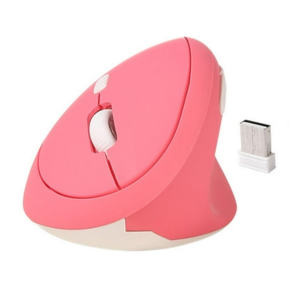 Ratón ergonómico vertical para juegos Ratón cómodo para juegos 2 formas de conexión Recargable 2.4G 6D Accesorios para PC Hugo Ratón vertical para juegos