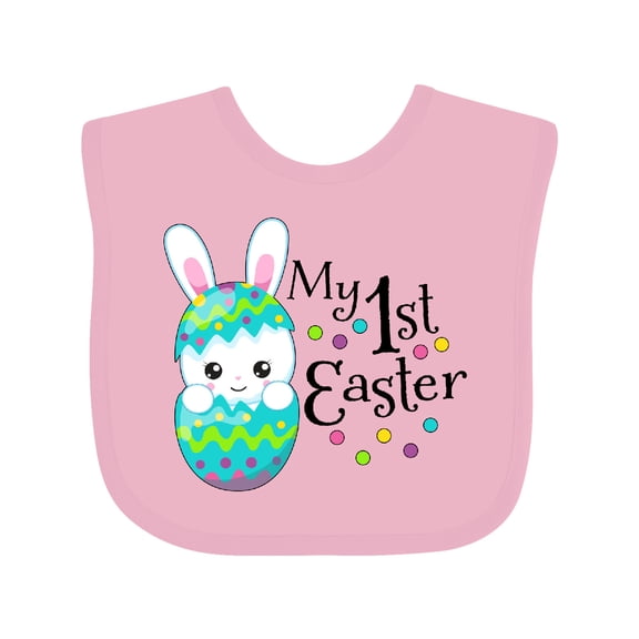Inktastic My First Easter- Bunny in an Egg Boys or Girls Baby Bib