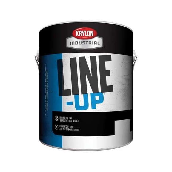 Pavement Striping Paint, 1 gal., Parking Lot Blue, Water -Based