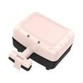 thumbnail image 3 of Sandwichera Waffle Maker Antiadherente Apto para Niños Placas de Cocción Profunda 300W con Recordatorio Luz Máquina de Desayuno Pequeña Parrilla Eléct rosa Macarena Sandwichera, 3 of 8