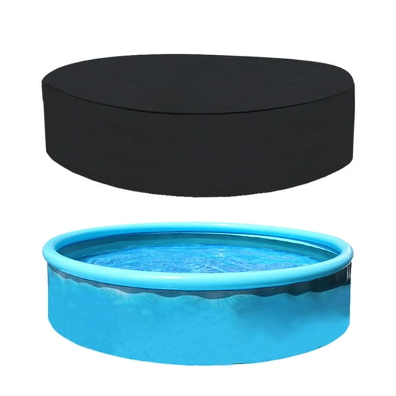 OPTUTUS 6FT Round Pool Cover – Waterproof Oxford Fabric with Drawstring, Fits 6-Foot Pools, Heavy-Duty Protection