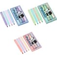 thumbnail image 4 of 4 Pcs Stylos Surligneurs à Pointe Biseautée Stylo de Dessin Marqueurs Multifonctionnels Ensemble Fournitures de Papeterie, 4 of 8