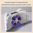 thumbnail image 2 of Electric Wireless Abdominal Massager, with 3 Massage Modes, Stone Tummy Kneading Instrument Flat, for Abdomen, Legs, Hip and Back, 2 of 7