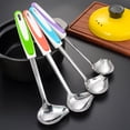 thumbnail image 5 of Stainless Steel Soup Ladle with Non-Slip Handle, Kitchen Serving Spoon with Polished Pouring Spout, Cooking Ladle for Soup, Stew, Sauce, Pasta, Ideal for Home and Restaurant Use, 5 of 5