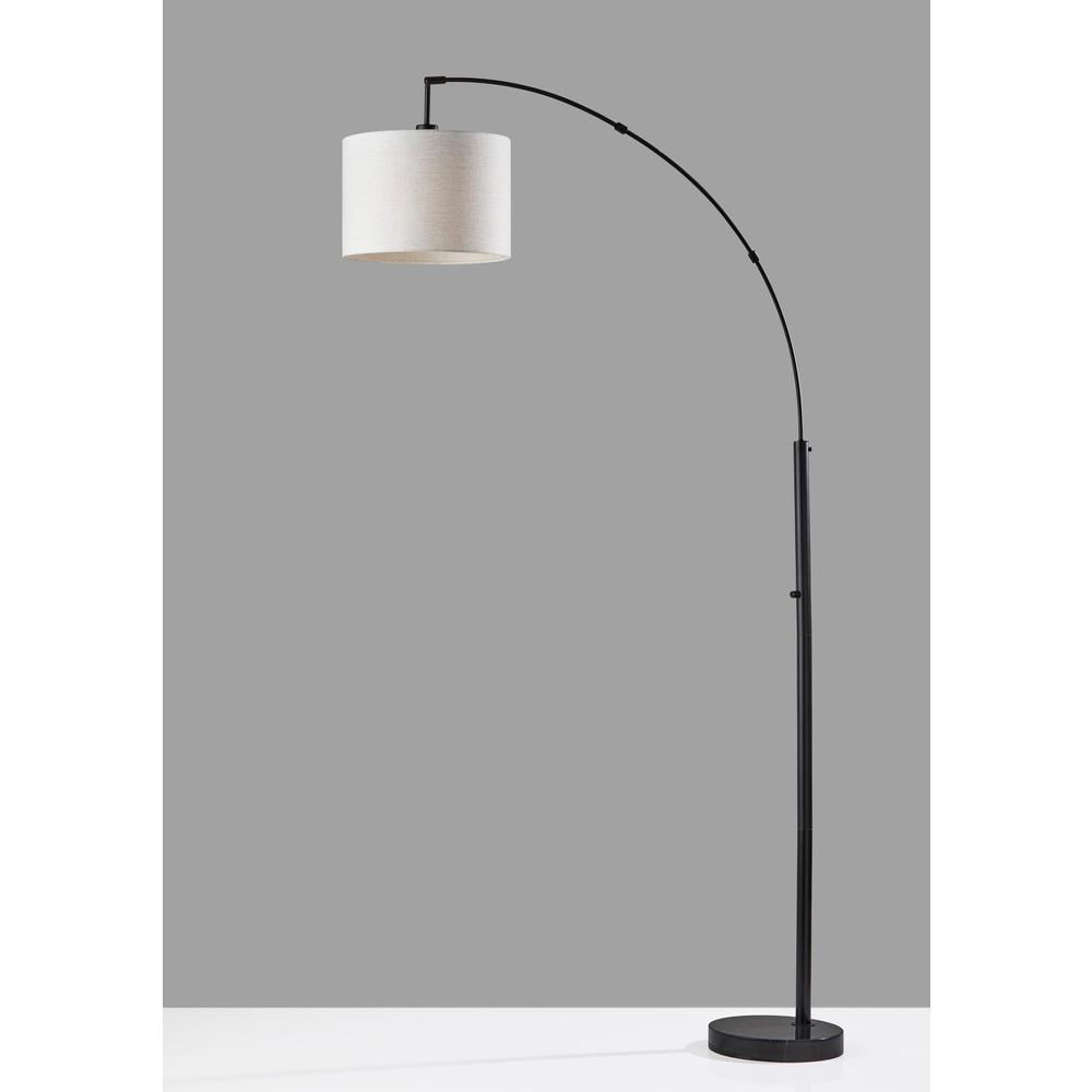 Bowery Arc Lamp in Matte Black Color