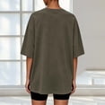 thumbnail image 5 of yillto Women Oversized Shirts Short Sleeve Tops Baggy Running Workout Loose Tees Gym Yoga Casual Tshirts, 5 of 5