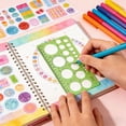 thumbnail image 3 of Drawing Stencil Geometric Template with Various Round Hole Sizes, 3 of 5