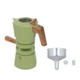 thumbnail image 2 of 2 Cups Moka Pot, Aluminum Alloy, Flip Top Lid, Easy To Use, Compatible With All Stoves, Better Brewing Effect, 2 of 8