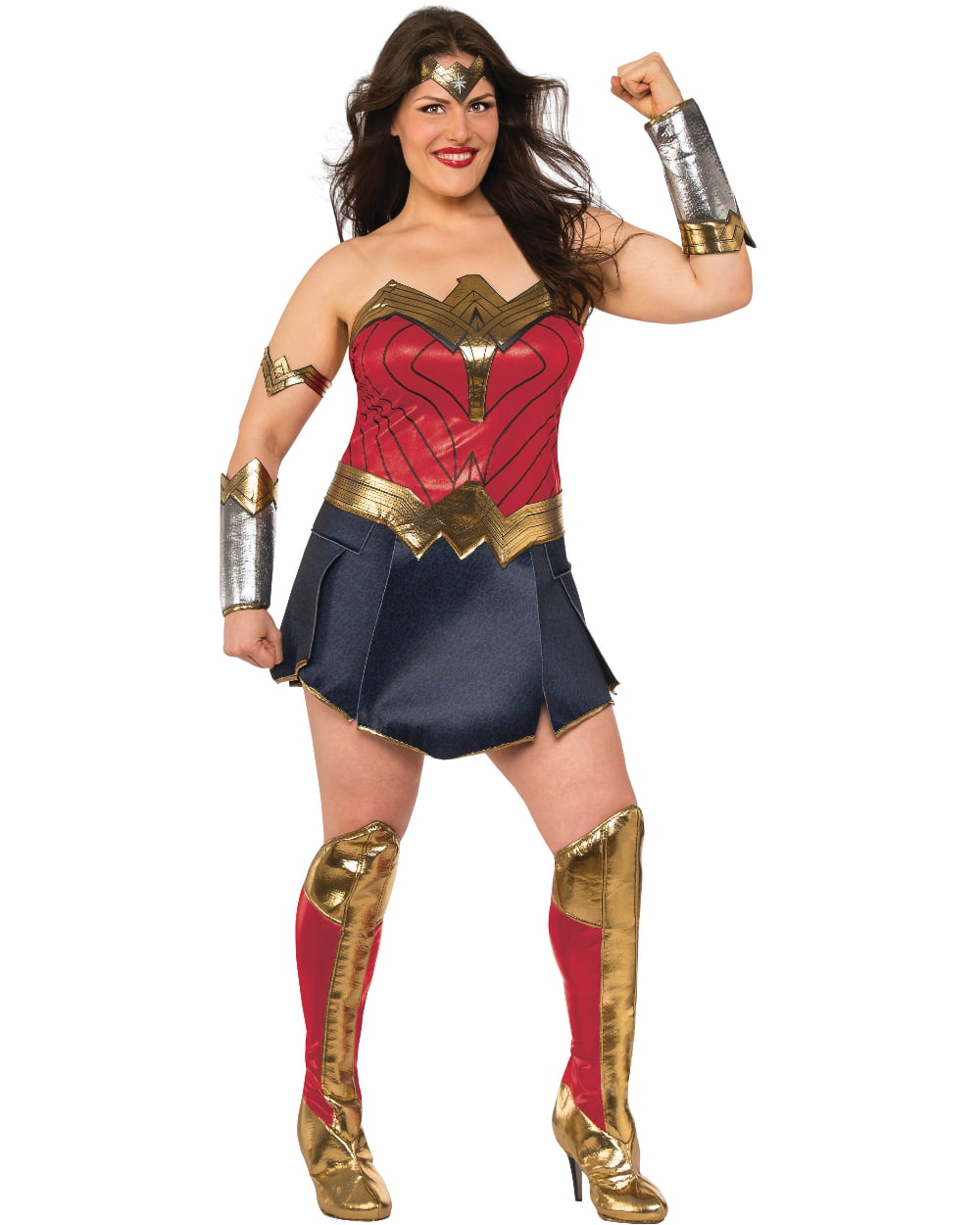 Justice League Movie Wonder Woman Adult Plus Costume - Walmart.com