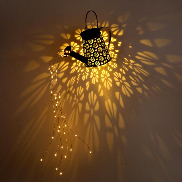 Lámpara de hervidor de agua para jardín con luz solar para regadera (sin soporte) Ehuebsd Para estrenar