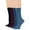 Dark Navy, Burgundy, Light Navy, Denim Blue (A16), variant on 7BIGSTARS KINGDOM Women's Bamboo Dress Socks - 4 Pack Medium - Thin Casual Crew Calf - Sock Size 9-11 Shoe Size 5-9 M Black