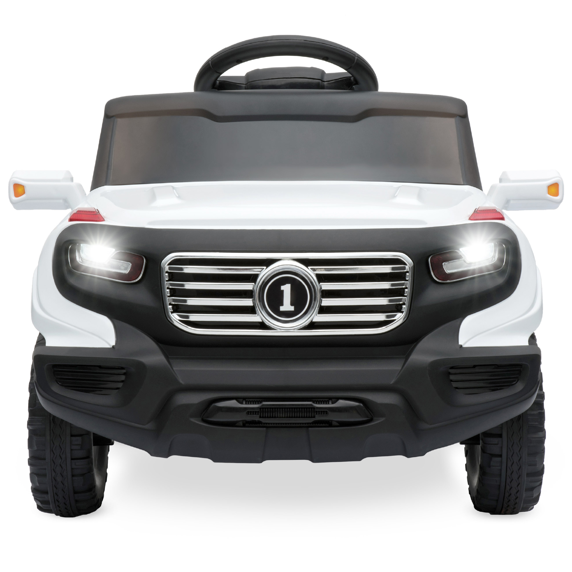 Best Choice Products 6V Ride On Car Truck w/ Parent Control, 3 Speeds, LED Lights, MP3 Player - White - image 2 of 7