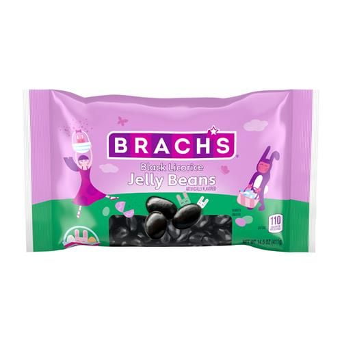 Brachs Black Licorice Jelly Beans, Springtime Easter Candy, 14.5 Oz Packaging May Vary