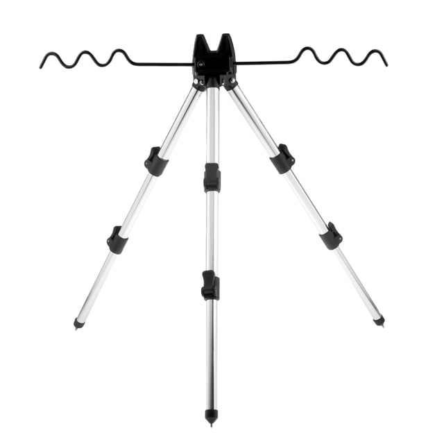 Soporte Trípode de Caña, Portacañas, Aleación de Aluminio, Resistente y Duradero SM SunniMix Soporte de trípode para cañas de pescar