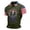 Army Green, variant on IWRICH 250TH Anniversary Polo Shirt for Men 250YEARS USA Flag Graphic Tee Short Sleeve Summer Tops XL