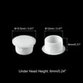 thumbnail image 2 of Uxcell 12mm(15/32") Dia PP Screw Hole Plugs for Furniture Cupboard, White 60 Pack, 2 of 5