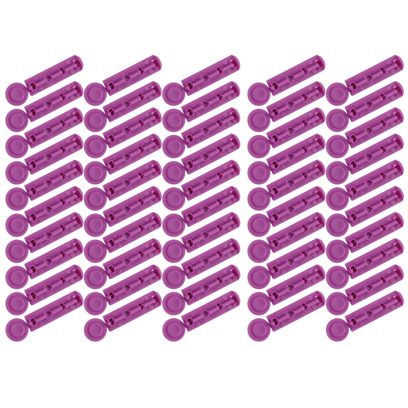 Diabetic Lancets, Less Pain Safe 50PCS Disposable Blood Sugar Lancets