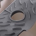 thumbnail image 4 of Silicone Faucet Guard 5°Slope Kitchen Guard 17 Inch Faucet Mat For Kitchen Silicone Draining Mat For Kitchen Bathroom (grey) Foldable Dish Rack Dish Pans for Washing with Stainless Steel Utensil Rack, 4 of 7