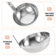 thumbnail image 5 of Cuchara de sopa para el hogar Cuchara de metal para servir salsa Cuchara grande de acero inoxidable Suministro, 5 of 8
