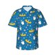 thumbnail image 1 of Fotbe Cartoon Goose Camisa Hawaiana para Hombre Unisex – Camisa Casual de Verano con Botones de Manga Corta de Algodón y Lino,XX-Large, 1 of 7