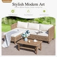 thumbnail image 2 of Juego de muebles de patio Sophia & William Boho Wicker Rattan, 2 of 9