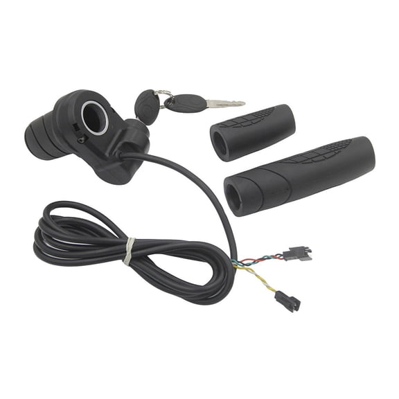 Sagargo Powerful Electric Bike Throttle with Key Lock Smooth Acceleration