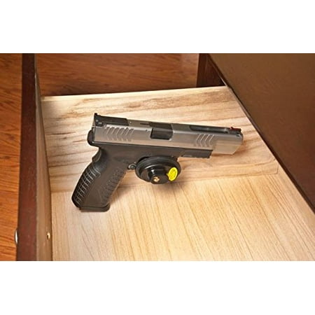 Gun Safe Storage Trigger Lock for Guns Pistol Rifles Handguns & Shotguns - Quick Access Mount Accessories for Home Security or Display - Secure Alternative to Safes Vault and Case