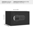 thumbnail image 3 of caja de seguridad inteligente core negro 19.8l, 3 of 7
