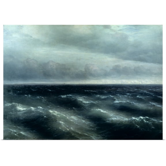Great BIG Canvas | Rolled Ivan (1817-1900) Aivazovsky Poster Print entitled The Black Sea, 1881