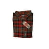 Eddie Bauer Men's Bristol Plaid Button Up Flannel Shirt (Red Cement, XXXL)