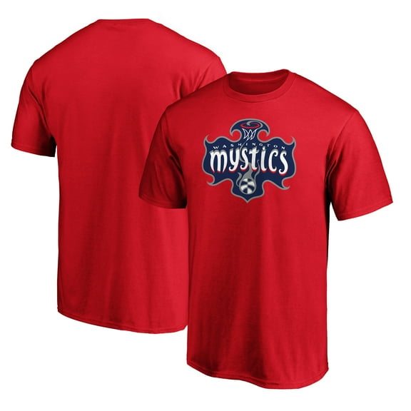 Men's Red Washington Mystics Logo T-Shirt