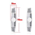 thumbnail image 3 of Bicycle Reflectors Set-6Pcs Bicycle Wheel Reflector Safety Spoke Reflector Bracket Vintage Clip Warning White / YELLOW, 3 of 5
