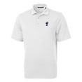thumbnail image 2 of Men's Cutter & Buck White Kansas Jayhawks Team Big & Tall Virtue Eco Pique Recycled Polo, 2 of 3