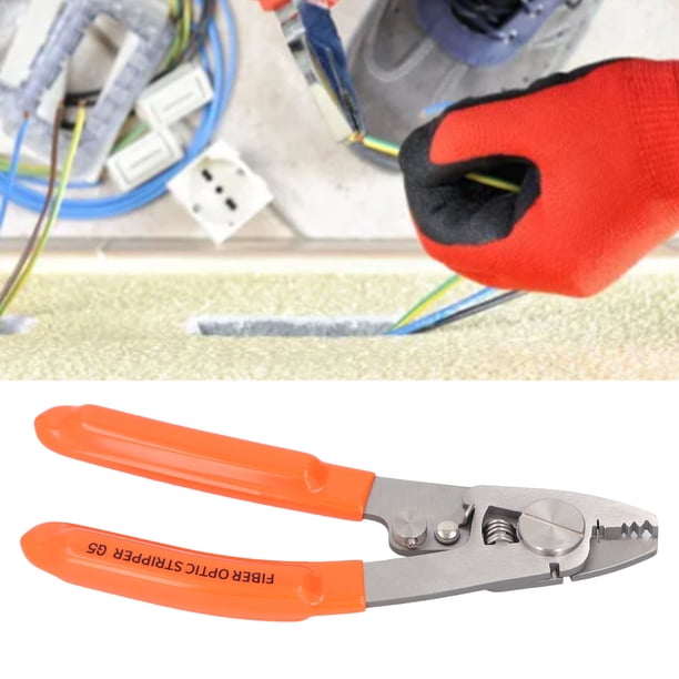 Pelacables De Fibra óptica, Ajuste Preciso Alicates Pelacables De Fibra óptica Eficientes Apertura Ajustable Con Llave Hexagonal Para Alambre De Fibra De Aramida