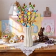 thumbnail image 5 of Xecvkr Easter DIY Bouquet Cutting Prop Decoration Flexible Colorful Spring Flower Arrangement Long Lasting Pruning Insert Decorative Craft Pack 1 Piece 红, 5 of 6